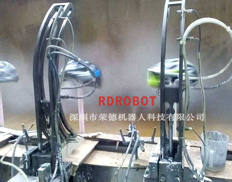 安全帽、頭盔自動噴涂設備