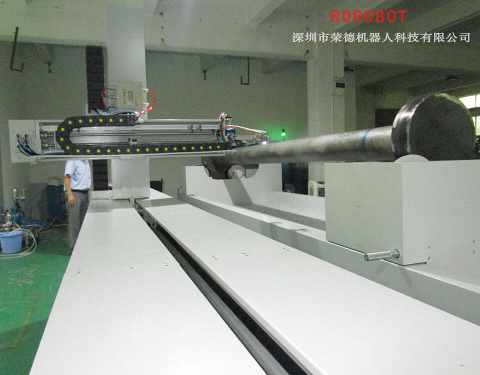大型壓鑄件自動往復(fù)噴漆機(jī)械手