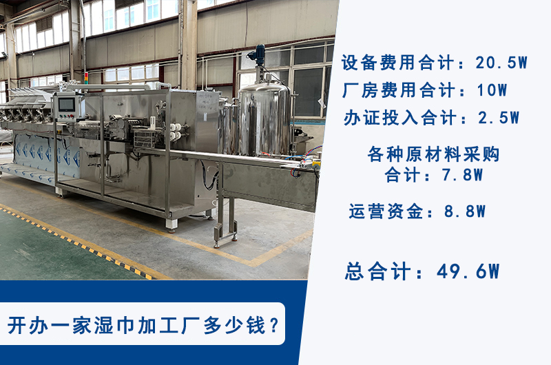 開(kāi)辦濕巾廠(chǎng)所需的投資