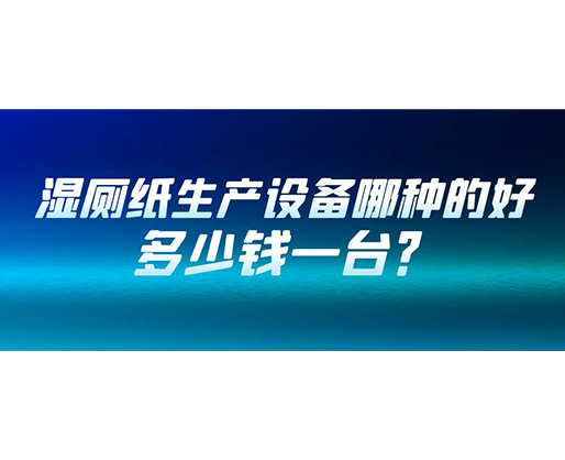 濕廁紙生產(chǎn)設(shè)備哪種的好？多少錢一臺？