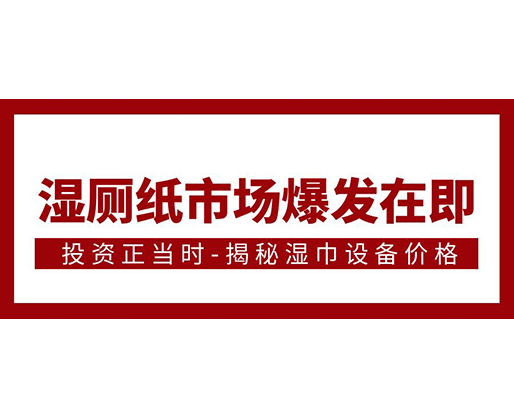濕廁紙市場爆發在即，投資正當時-揭秘濕巾設備價格