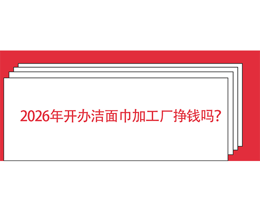 2026年開(kāi)辦潔面巾加工廠掙錢嗎？
